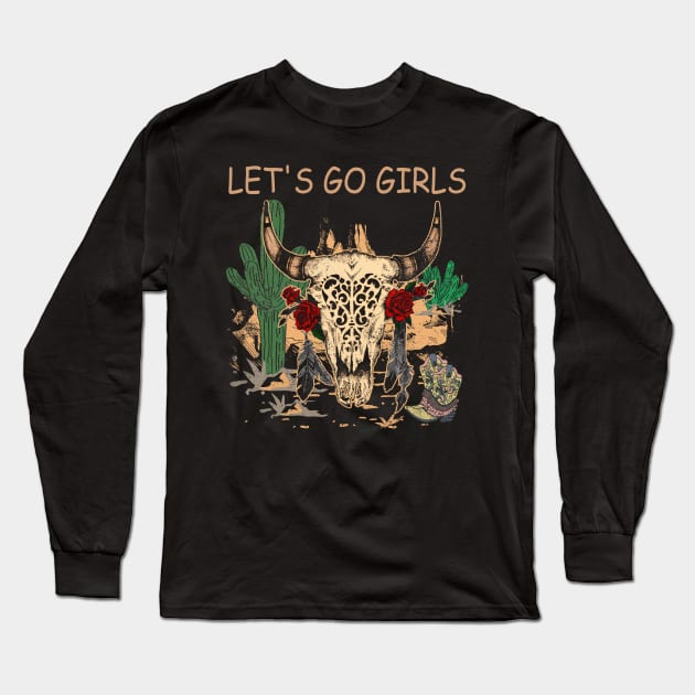 Cartoon Gifts Let's Go Girls My Favorite People Long Sleeve T-Shirt by DesignDRart